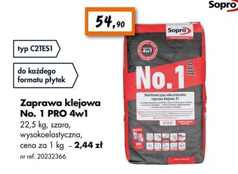 Bricoman Zaprawa klejowa sopro oferta
