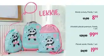 Rossmann Worek na buty panda oferta