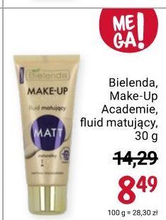 Rossmann Fluid matt 0 jasny bielenda make-up academie oferta