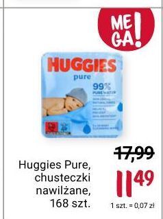 Chusteczki nawilżane extra care huggies pure