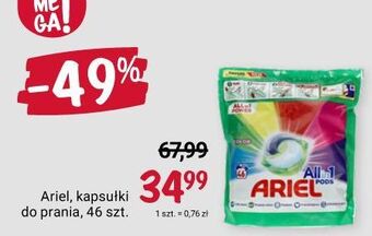 Rossmann Kapsułki do prania color ariel all in 1 oferta