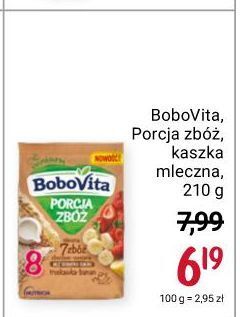 Rossmann Kaszka mleczna 7 zbóż truskawka-banan bobovita porcja zbóż oferta