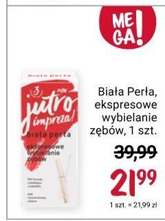 Rossmann Zestaw do wybielania zębów jutro impreza: pasta 30 ml + żel 8 biała perła oferta