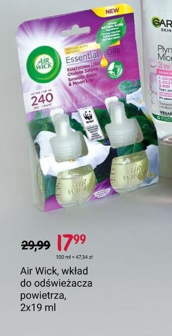 Rossmann Wkład księżycowa lilia otulona satyną air wick electric essential oils oferta