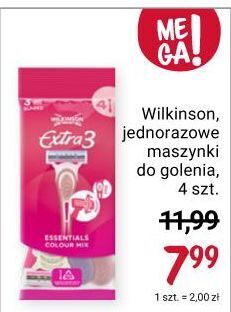 Rossmann Maszynka do golenia wilkinson extra 3 beauty oferta