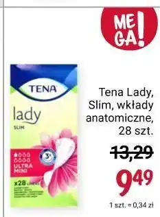 Rossmann Wkładki ultra mini tena lady slim oferta