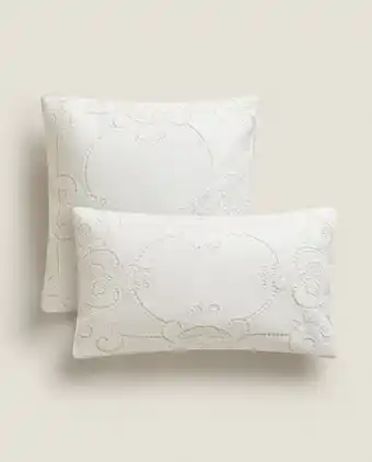 ZARA HOME Poszewka na poduszkę dekoracyjną z haftem oferta