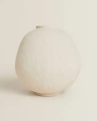 ZARA HOME Okrągły ceramiczny wazon oferta