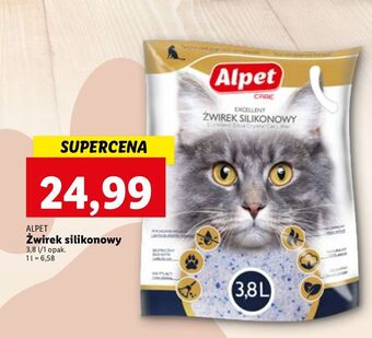 Lidl Żwirek silikonowy dla kota alpet oferta