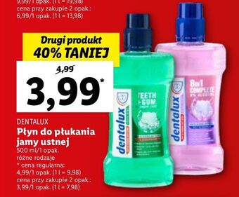 Lidl Płyn do płukania jamy ustnej 8in1 dentalux oferta