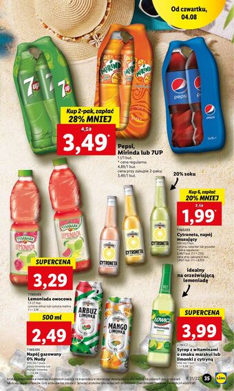 Lidl Napój 7up oferta