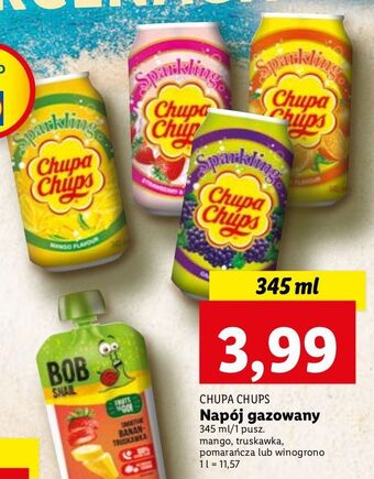 Lidl Napój strawberry chupa chups oferta