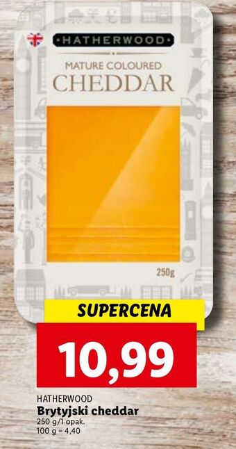 Lidl Ser cheddar hatherwood oferta
