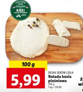 Lidl Rolada kozia pleśniowa deska serów lidla oferta