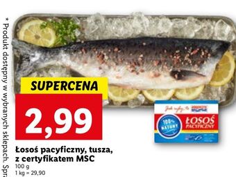 Lidl Łosoś dziki pacyficzny abramczyk oferta