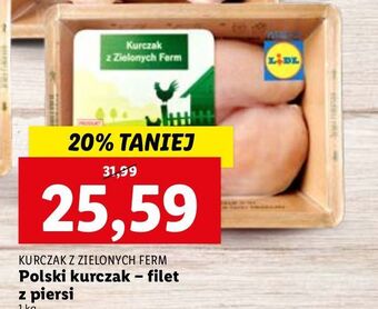 Lidl Filet z piersi kurczaka kurczak z zielonych ferm oferta