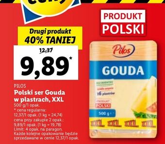 Lidl Ser gouda xxl pilos oferta
