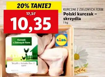 Lidl Skrzydełka z kurczaka kurczak z zielonych ferm oferta