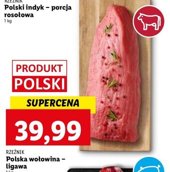 Lidl Ligawa wołowa rzeźnik codzienna dostawa oferta