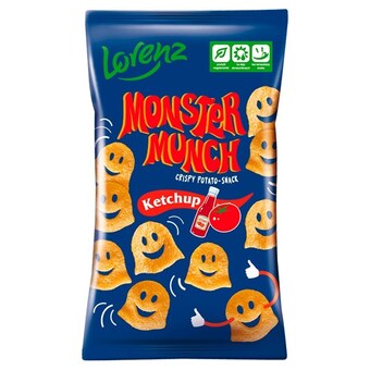 Żabka Monster munch chrupki ziemniaczane o smaku ketchupowym 50 g oferta