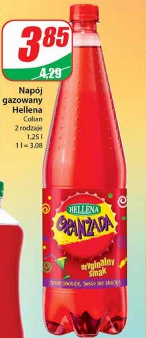 Dino Hellena oranżada czerwona 1,25 l oferta