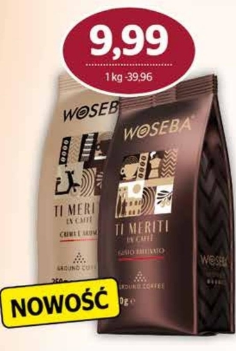 Społem Woseba ti meriti un caffè crema e aroma kawa palona mielona 250 g oferta