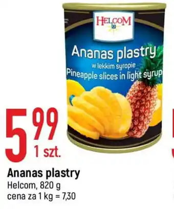 E.Leclerc Helcom Ananas plastry 820 g oferta