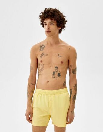 Bershka Szorty kąpielowe basic o kroju casual oferta