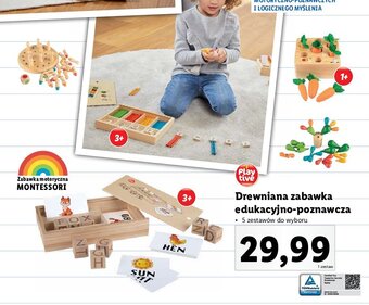 Lidl Drewniana zabawka edukacyjna oferta