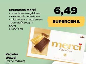 Netto Czekolada kawowo-śmietankowa storck merci oferta