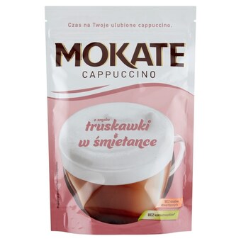 Netto Mokate cappuccino o smaku truskawki w śmietance 110 g oferta