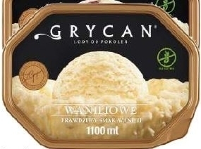 Społem Grycan lody waniliowe 1100 ml oferta