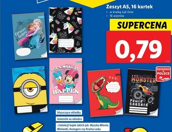 Lidl Zeszyt oferta