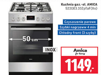 Neopunkt Kuchenka gazowo-elektryczna amica oferta