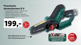 Lidl Przecinarka parkside oferta