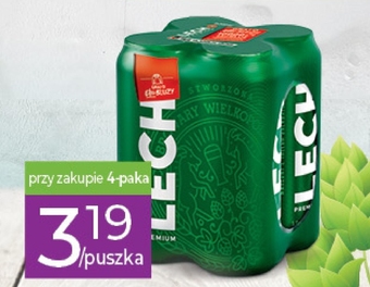 Stokrotka Express Lech premium piwo jasne 4 x 500 ml oferta