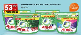 Biedronka Kapsułki do prania color ariel all in 1 oferta