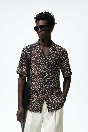 Polka dot print shirt