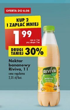 Biedronka Nektar bananowy riviva oferta