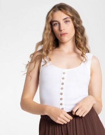 Takko Fashion Dział damski top - listwa z guzikami oferta