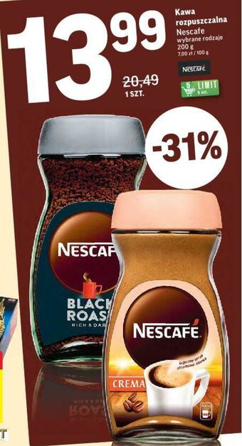 Intermarche Kawa rozpuszczalna Nescafé 200g oferta