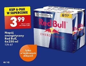 Biedronka Napój energetyczny red bull oferta
