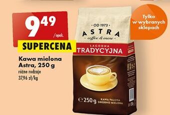 Biedronka Kawa astra łagodna tradycyjna oferta