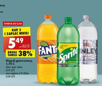 Biedronka Napój tonic water kinley oferta