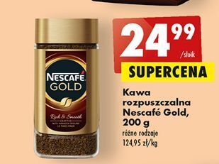 Biedronka Kawa nescafe gold oferta
