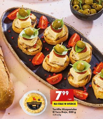 Biedronka Tortilla hiszpańska z cebulą el toro rojo oferta