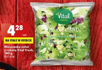 Biedronka Mix sałat z rukolą vital fresh oferta
