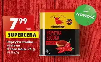 Biedronka Papryka słodka mielona el toro rojo oferta