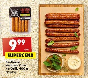 Biedronka Kiełbaski grillowe ziołowe czas na grill oferta