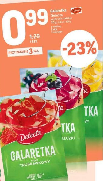 Intermarche galaretka Delecta 70g oferta